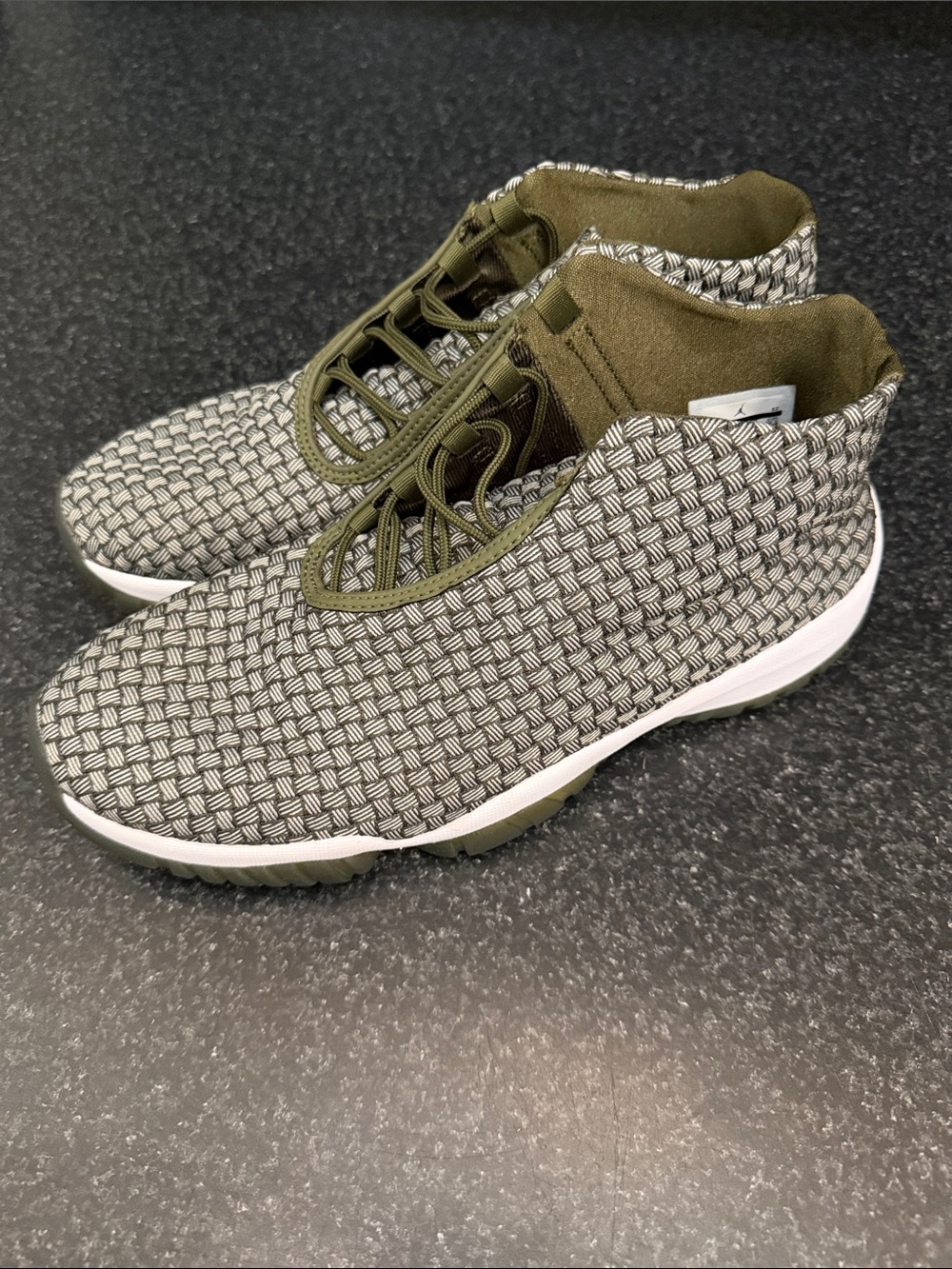 💥GUC💥Air Jordan Future BG - Olive Canvas